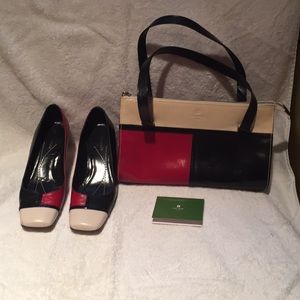 Kate Spade New York Leather Handbag & Pumps